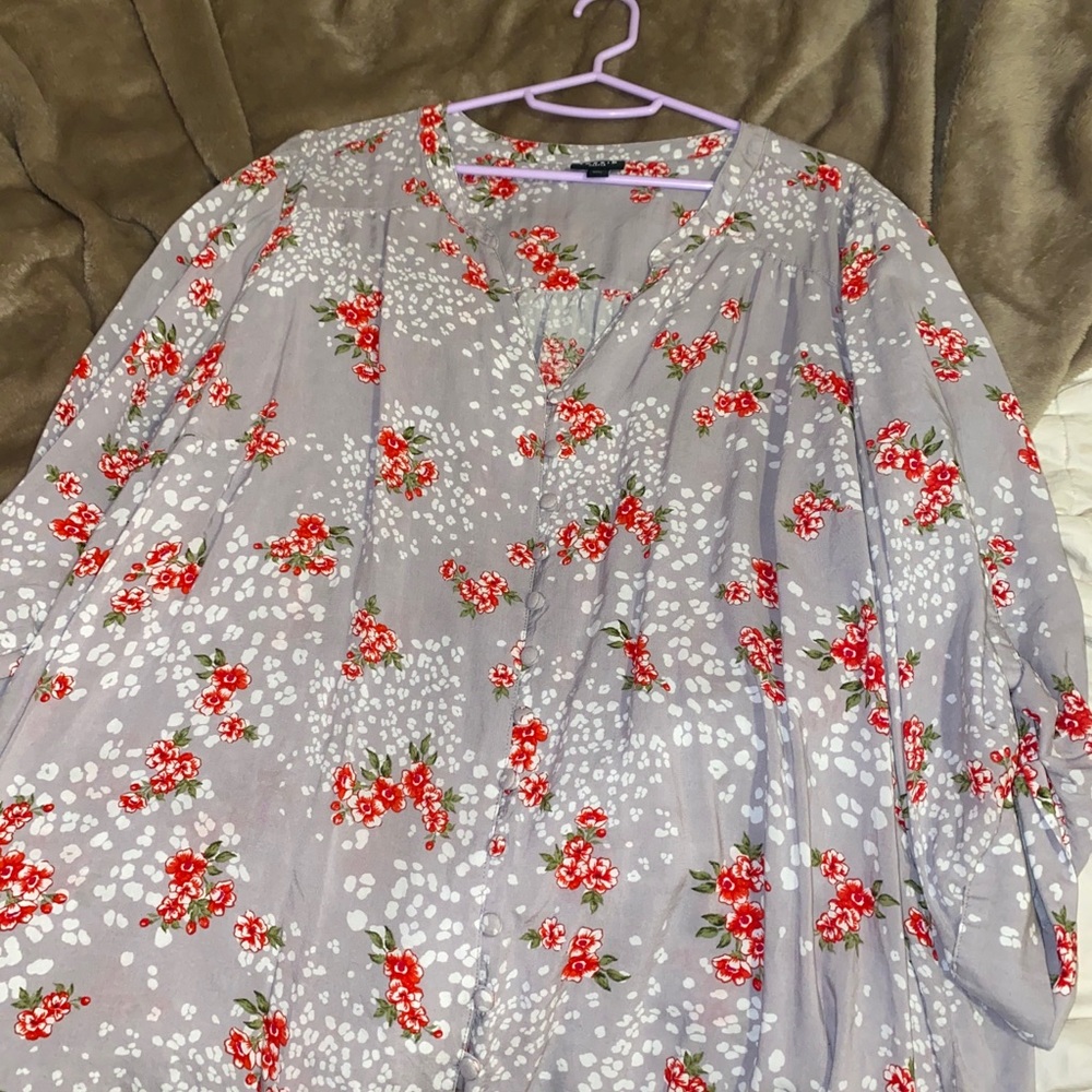 Torrid floral blouse